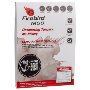 Firebird USA Moderated Moving Trajectory/Static Universal Firearm M50 50mm/ 10 Pack