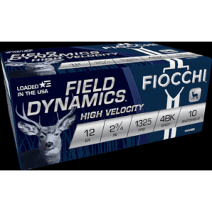 Fiocchi 12HV4BK Exacta Nickel Plated 12Ga Buckshot #4 2.75" 27 Pellet 10 Shells
