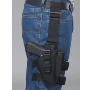 Bulldog Tactical Leg Holster, Black Fits 2-4" Barrel Right Hand - WTAC7R