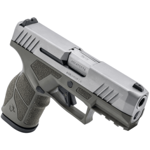 Taurus GX2 Pistol, 3.37" Matte Stainless Steel Barrel Matte Serrated Stainless Steel Slide OD Green Polymer Frame w/Picatinny Rail Polymer Grip 10+1rd 9mm - 1-GX2939O-10