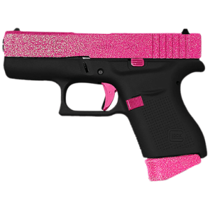 Glock G43X MOS Sub-Compact Frame Pink-Cerakote 9mm CCW Handgun PX4350204FRMOSPI