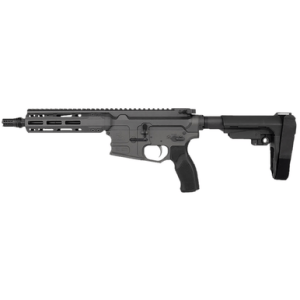 Cobalt Kinetics Pro Light Tactical Pistol, 7.50" Black Melonite Barrel Charcoal Aluminum Picatinny Rail Receiver Polymer SB Tactical SBA3 Brace Black Polymer Grip 300 Blackout - CKPROLITE30075CHARCOAL