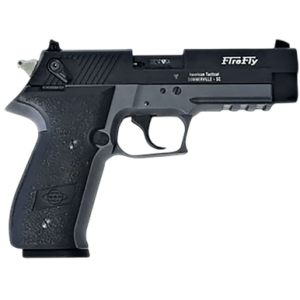 GSG FireFly Pistol, 4.90" Black Threaded Barrel Aluminum Serrated Slide Smoke Gray Aluminum Frame w/Picatinny Rail Textured Grip 13+1rd 22 WMR - GERG2213TFFSA