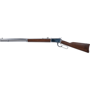 Heritage Mfg 92 Ranch Hand Rifle, 24" Stainless Polished Octagon Barrel Polished Stainless Steel Receiver Fixed Hardwood Stock 12rd 45 Colt (Long Colt) - H9204524F9