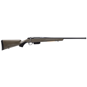 Tikka T3x Superlite Rifle, 22.40" Blued Fluted Threaded Barrel Blued Drilled & Tapped Steel Receiver Fixed Green Synthetic Stock 4+1rd 6.5 PRC - JRTXGSL31922MT