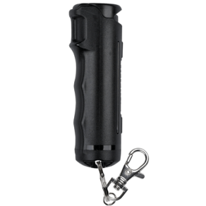 Sabre Flip Top Pepper Gel, Black OC Pepper 25 Bursts Range 10 ft .53 oz Safety & Snap-Clip Keychain - F15BUSG02NY