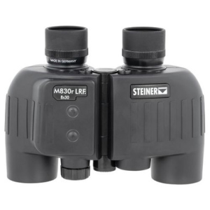 Steiner 2680 M830r Laser Rangefinder 8x30mm Mil Radian Ranging Reticle Floating Prism Black Rubber Armor
