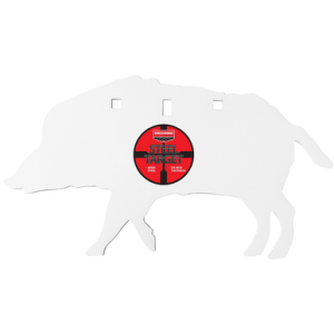 Birchwood Casey Centerfire Silhouette Boar Target, White 3/8" AR500 Steel Target - BC-47709