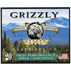 Grizzly Ammo Full Metal Jacket Flat Point Ammo, +P+ 360gr 20 Per Box/10 Case 44Mag - GC44M+P3