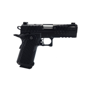 Live Free Armory LFAPS61401 Apollo 11 Sub-Compact Frame 9mm Luger 3.50" Stainless Match Grade Bull Barrel, Elite Black Cerakote Optic Cut/Serrated Stainless Steel Slide, Elite Black Cerakote Steel Frame w/Beavertail & Picatinny Rail