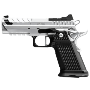 Fusion Firearms XP Pro Pistol, 4" Chrome Fluted/Ported Barrel Black Steel Optic Cut/Serrated/Vent Cut Slide Chrome Steel Frame w/Picatinny Rail Black Aluminum Grip RMR Footprint Sports South Exclusive 10+1rd 9mm Luger - XP9BLKC10