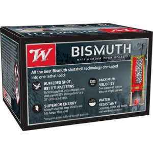 Winchester Ammo Bismuth Shotshells, 3" 1oz 4Shot 15 Per Box/10 Case 20 Gauge - SWB2034XV