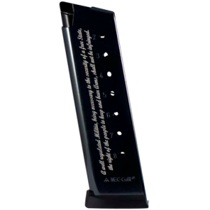 Mec-Gar 8rd 45 ACP Fits 1911 Government w/ 2nd Amendment Engraving