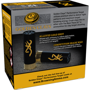 wning Golden Clays 20 Gauge 2.75 7/8oz 7.5 Shot 25 Per Box Ammo