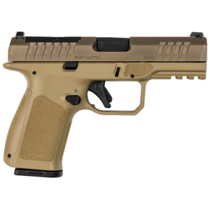 Rost Martin RM1C Pistol, 4" Black Hammer Forged Steel Optic Ready/Serrated Slide Ambidextrous Mag Release Signature RGT Grip10+1rd 9mm Luger - RM1CMOVOSP10