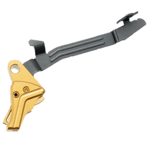 Tyrant CNC I.T.T.S Trigger, Gold/Gold Aluminum / Steel Fits Glock 43/43x/48 - TDG43TRIGGOLDGOLDBAR