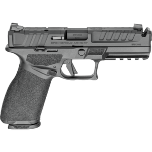 Springfield Armory Echelon Pistol, 4.50" Black Ported Barrel & Integrated Compensator/Optic Ready/Serrated Carbon Steel Slide Black Polymer Frame w/Picatinny Rail Crimson Trace CTS-1500 Red Dot Gear Up 25 Pkg 15+1rd 9mm Luger - EC9459BUCOMP15GU25