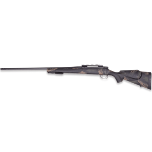 Weatherby Vanguard Black Hills Rifle, 26" Matte Blued Heavy Threaded Barrel & Receiver w/Picatinny Rail Arca Adapter/Picatinny Rail Forend Black w/Green & Tan Accents Peak 44 Monte Carlo Polymer Stock Full Size 3+1rd 7mm PRC - VBS7MMPR6B