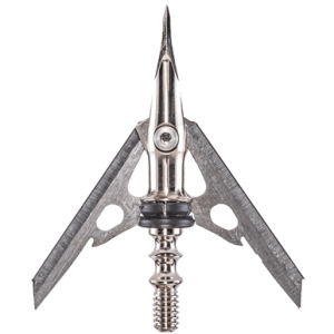 Rage Hypodermic NC Broadhead, 100gr 2" Stainless Steel Hybrid Hypodermic 3 Pack Crossbow NC - R38200