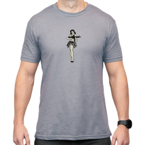 Magpul Hula Girl Grey Cotton/Polyester Short Sleeve Medium