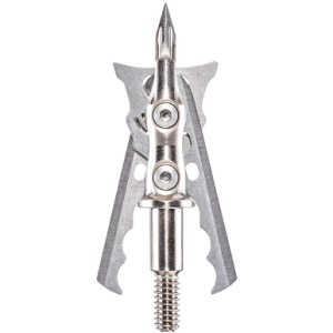 Rage Hypodermic NC Broadhead, Machined Stainless Steel Ferrule Hybrid Hypodermic 125gr / 3 Pack - R38400