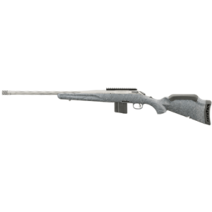 Ruger American Rifle Gen II, 20" Cobalt Cerakote Threaded Barrel Picatinny Rail Steel Receiver Gray Splatter Adjustable Synthetic Stock Full Size 10+1rd 6mm ARC - 46910