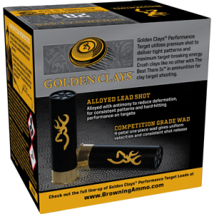 Browning Ammo Golden Clays Shotshells 2.75 3/4oz 7.5Shot 25 Per Box/10 Case 28 Gauge Ammo - BGC287 BGC287 Ammo