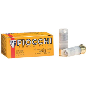 Fiocchi 12SLUG Aero High Velocity 12 Gauge 2.75" 1 oz Rifled Slug Shot 10 Bx/ 25 Cs