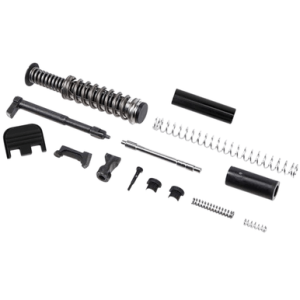 Zaffiri Precision Upper Slide Parts Kit, Firing Pin&Spring / Spring Cups / Safety Plunger&Spring/ Complete Extractor with LCI/ Extractor Depressor Plunger Assembly/ Slide Recoil Cover Plate/ Recoil Spring Assembly (Guide Rod) G43/G43X/G48 - G43UPK