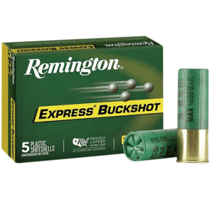 Remington Ammunition Express Buckshot Shotshell 2.75 4Buck Shot 5 Per Box/50 Case 12 Gauge Ammo - 20626 20626 Ammo