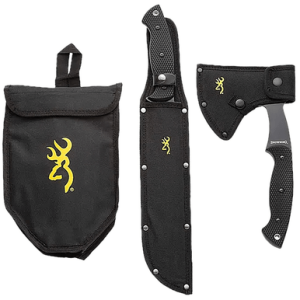 Browning Sage Creek Knife Camp Combo Box, Hatchet & Folding Shovel 3 Piece - 3220582B