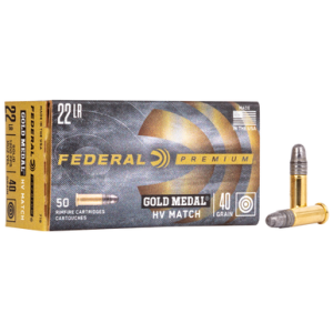 eral 719 Gold Medal 22LR 40gr Lead Round Nose 50 Per Box Ammo