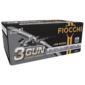 Fiocchi 12SLG3G 3 Gun Match 12 Gauge 2.75 7/8 Oz Slug Shot 10 Bx/25 Cs cchi 12SLG3G 3 Gun Match 12 Gauge 2.75 7/8 Oz Slug Shot 10 Bx/25 Cs Ammo