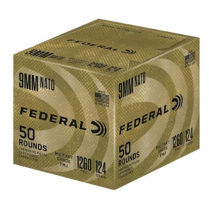 Federal C9N882 9mm Luger 124 Gr Full Metal Jacket (FMJ) 50 Bx/ 10 Cs eral C9N882 9mm Luger 124 Gr Full Metal Jacket (FMJ) 50 Bx/ 10 Cs Ammo