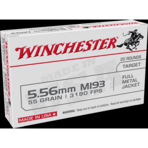 chester WM193 5.56mm 55gr FMJ 20rds Ammo