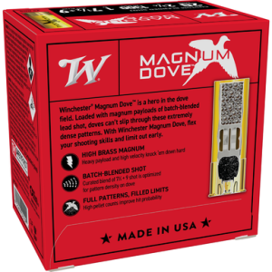 Winchester Ammo MD2079 Magnum Dove 20 Gauge 2.75 1oz 7.5/9 Shot 25 Per Box chester MD2079 Magnum Dove 20 Gauge 2.75 1oz 7.5/9 Shot 25 Per Box Ammo
