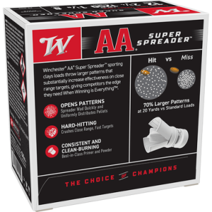 Winchester Ammo AAS128 AA Super Spreader 12 Gauge 2.75 1 1/8oz 25 Per Box chester AAS128 AA Super Spreader 12 Gauge 2.75 1 1/8oz 25 Per Box Ammo
