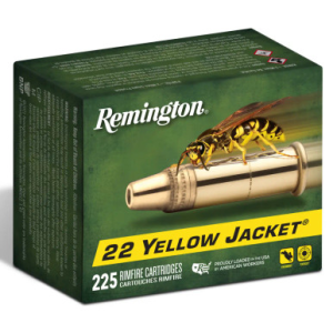 Remington Ammunition 21233 Yellow Jacket Rimfire 22LR 33gr Truncated Cone Hollow Point 225 Per Box ington Ammunition 21233 Yellow Jacket Rimfire 22LR 33gr Truncated Cone Hollow Point 225 Per Box Ammo
