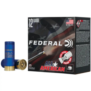Federal All-American 12 Gauge 2.75 1 1/8 Oz 7.5 Shot 25 Per Box FAA12HC75 eral All-American 12 Gauge 2.75 1 1/8 Oz 7.5 Shot 25 Per Box FAA12HC75 Ammo