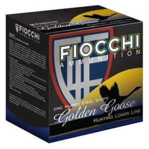 Fiocchi 1235GGBB Golden Goose 12 Gauge 3.5 1 5/8 Oz BB Shot 25 Bx/ 10 Cs cchi 1235GGBB Golden Goose 12 Gauge 3.5 1 5/8 Oz BB Shot 25 Bx/ 10 Cs Ammo