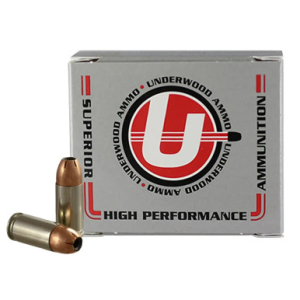 Underwood Ammo 112 Sporting 9mm Luger P 115gr Jacketed Hollow Point 20 Per Box erwood 112 Sporting 9mm Luger P 115gr Jacketed Hollow Point 20 Per Box Ammo