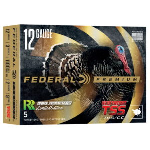 Federal Heavyweight TSS 12 Gauge 3 2oz Tungsten 9 Shot 5 Per Box PTSSX198FRR9 eral Heavyweight TSS 12 Gauge 3 2oz Tungsten 9 Shot 5 Per Box PTSSX198FRR9 Ammo