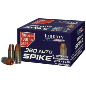 ERTY .380 Auto Spike 55gr 20 Per Box LA-SPI380-55-1500 Ammo