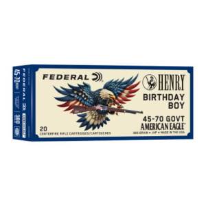 eral 45-70 Gov 300gr Jacketed Soft Point 20 Per Box 4570HENRY Ammo