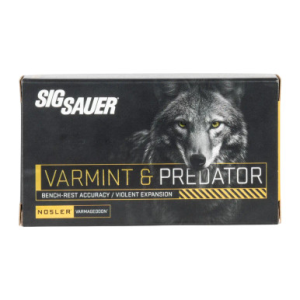  Sauer 22-250 Rem 55gr 20 Per Box C22250VP5520 Ammo