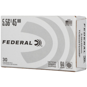 Federal TCB556T64XBP 5.56x45mm 64gr Bonded Soft Point 20 Per Box eral TCB556T64XBP 5.56x45mm 64gr Bonded Soft Point 20 Per Box Ammo