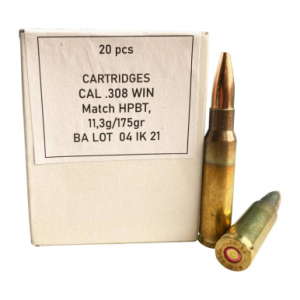 Igman 810091153321 308 Win 175 Gr Hollow Point Boat Tail 20 Per Box an 810091153321 308 Win 175 Gr Hollow Point Boat Tail 20 Per Box Ammo