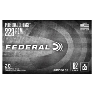 eral TCB223SP 223Rem 62gr Bonded Soft Point 20 Per Box Ammo