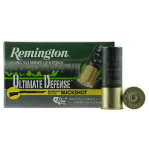 Remington Ammunition 20637 Ultimate Defense 12 Gauge 2.75 21 Pellets 4 Buck Shot 5 Bx/ 20 Cs ington Ammunition 20637 Ultimate Defense 12 Gauge 2.75 21 Pellets 4 Buck Shot 5 Bx/ 20 Cs Ammo