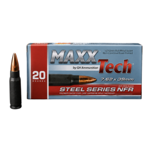 ammo 7.62x39mm 123gr Full Metal Jacket 20 Per Box Ammo